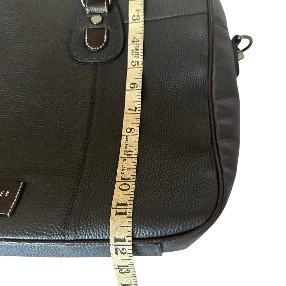 TED BAKER LEATHER HOOSTEN TRAVEL DOCUMENTS BAG
